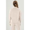 imageODODOS Womens Modal Soft Roll Neck Sweatshirts with Thumb Hole Long Sleeve Oversized Casual Pullover TopIvory