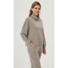 imageODODOS Womens Modal Soft Roll Neck Sweatshirts with Thumb Hole Long Sleeve Oversized Casual Pullover TopKhaki