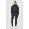 imageODODOS Womens Modal Soft Roll Neck Sweatshirts with Thumb Hole Long Sleeve Oversized Casual Pullover TopNavy
