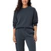 imageODODOS Womens Modal Soft Oversized Sweatshirts Raglan Long Sleeve Crew Neck Relaxed Pullover TopNavy