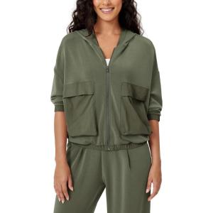 imageODODOS Womens Modal Soft FullZip Hoodies with Pockets Casual Fall Outfit Hooded JacketDark Sage