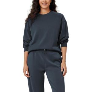 imageODODOS Womens Modal Soft Oversized Sweatshirts Raglan Long Sleeve Crew Neck Relaxed Pullover TopNavy