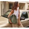 imageODODOS 29L Oversized Canvas Tote Bag Large Capacity Open Top Shoulder Bags for Gym Workout Shopping Beach TravelOlive Green