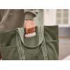 imageODODOS 29L Oversized Canvas Tote Bag Large Capacity Open Top Shoulder Bags for Gym Workout Shopping Beach TravelOlive Green