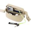 imageODODOS 2L Belt Bag for Women Men Crossbody Fanny Packs with Adjustable Strap Waist Pouch for Workout Hiking Running Travel BeigeBeige