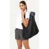 imageODODOS 36L Oversized Tote Bag Large Capacity Lightweight Shoulder Bags for Gym Workout Shopping Beach TravelBlack