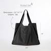 imageODODOS 36L Oversized Tote Bag Large Capacity Lightweight Shoulder Bags for Gym Workout Shopping Beach TravelBlack
