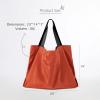 imageODODOS 36L Oversized Tote Bag Large Capacity Lightweight Shoulder Bags for Gym Workout Shopping Beach TravelCoral Red