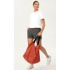 imageODODOS 36L Oversized Tote Bag Large Capacity Lightweight Shoulder Bags for Gym Workout Shopping Beach TravelCoral Red