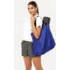 imageODODOS 36L Oversized Tote Bag Large Capacity Lightweight Shoulder Bags for Gym Workout Shopping Beach TravelNautical Blue