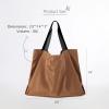 imageODODOS 36L Oversized Tote Bag Large Capacity Lightweight Shoulder Bags for Gym Workout Shopping Beach TravelToffee