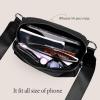 imageODODOS Crossbody Bag with Adjustable Strap Small Shoulder Pouch for Workout Running Traveling HikingBlack