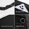 imageODODOS Crossbody Bag with Adjustable Strap Small Shoulder Pouch for Workout Running Traveling HikingBlack