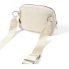 imageODODOS Crossbody Bag with Adjustable Strap Small Shoulder Pouch for Workout Running Traveling HikingIvory