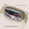 imageODODOS Crossbody Bag with Adjustable Strap Small Shoulder Pouch for Workout Running Traveling HikingIvory