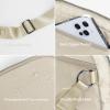 imageODODOS Crossbody Bag with Adjustable Strap Small Shoulder Pouch for Workout Running Traveling HikingIvory
