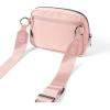 imageODODOS Crossbody Bag with Adjustable Strap Small Shoulder Pouch for Workout Running Traveling HikingLight Pink