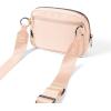 imageODODOS Crossbody Bag with Adjustable Strap Small Shoulder Pouch for Workout Running Traveling HikingPale Coral