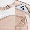 imageODODOS Crossbody Bag with Adjustable Strap Small Shoulder Pouch for Workout Running Traveling HikingPale Coral