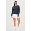 imageODODOS Modal Soft Raglan Long Sleeves Sweatshirts for Women Oversized Crew Neck Pullover TopsNavy