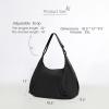 imageODODOS Multifunctional Tote Bag with Yoga Mat Pocket Adjustable Strap Crossbody Shoulder Bag for Gym Travel OutdoorBlack