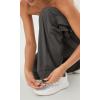 imageODODOS Stretch Woven Relaxed Cargo Pants for Women Cinchable Hems Lightweight Casual Sweatpants with PocketsCharcoal