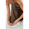 imageODODOS Stretch Woven Relaxed Cargo Pants for Women Cinchable Hems Lightweight Casual Sweatpants with PocketsCoffee