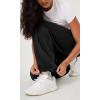 imageODODOS Womens Fleece Lined Wide Leg Jogger Pants with Pockets MidRise Relaxed PullOn SweatpantsBlack