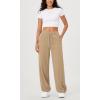 imageODODOS Womens Fleece Lined Wide Leg Jogger Pants with Pockets MidRise Relaxed PullOn SweatpantsKhaki