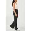 imageODODOS Womens Modal Soft Mini Flared Pants with Pockets High Waist PullOn Casual Lounge Pants2931quot InseamBlack