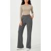 imageODODOS Womens Modal Soft Mini Flared Pants with Pockets High Waist PullOn Casual Lounge Pants2931quot InseamCharcoal
