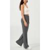 imageODODOS Womens Modal Soft Mini Flared Pants with Pockets High Waist PullOn Casual Lounge Pants2931quot InseamCharcoal