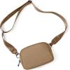 imageODODOS Crossbody Bag with Adjustable Strap Small Shoulder Pouch for Workout Running Traveling HikingCaramel