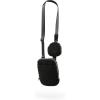 imageODODOS Unisex Crossbody Bag with Removable Small Pouch Adjustable Belt Bag for Cell Phone Travel Workout Running HikingFleece Black
