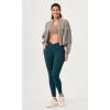 imageODODOS Buttery Soft Cross Waist Leggings with Pockets for Women ODCLOUD 25quot  28quot Crossover Lounge Yoga PantsForest Teal