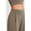 imageODODOS Modal Soft Wide Leg Cropped Pants for Women High Waist Casual Relaxed Pants with Pockets25 InseamEspresso