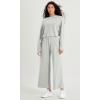 imageODODOS Modal Soft Wide Leg Cropped Pants for Women High Waist Casual Relaxed Pants with Pockets25 InseamFrosted Mint
