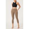 imageODODOS ODCLOUD Buttery Soft Lounge Yoga Leggings with Pockets for Women 23quot  25quot 28quot High Waist Yoga PantsLight Brown