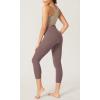 imageODODOS ODCLOUD Buttery Soft Lounge Yoga Leggings with Pockets for Women 23quot  25quot 28quot High Waist Yoga PantsPurple Taupe
