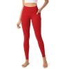 imageODODOS ODCLOUD Buttery Soft Lounge Yoga Leggings with Pockets for Women 23quot  25quot 28quot High Waist Yoga PantsRed