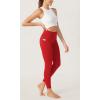 imageODODOS ODCLOUD Buttery Soft Lounge Yoga Leggings with Pockets for Women 23quot  25quot 28quot High Waist Yoga PantsRed