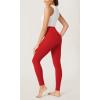 imageODODOS ODCLOUD Buttery Soft Lounge Yoga Leggings with Pockets for Women 23quot  25quot 28quot High Waist Yoga PantsRed