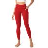 imageODODOS ODCLOUD Buttery Soft Lounge Yoga Leggings with Pockets for Women 23quot  25quot 28quot High Waist Yoga PantsRed