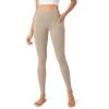 imageODODOS ODCLOUD Buttery Soft Lounge Yoga Leggings with Pockets for Women 23quot  25quot 28quot High Waist Yoga PantsShaker Beige