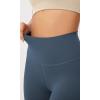 imageODODOS ODLEX 2Pack High Waist Knee Length Workout Capris for Women 14quot19quot Tummy Control Athletic Running Capri LeggingsBlackink Blue