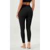 imageODODOS ODLEX High Waist 78 Length Workout Leggings for Women 25quot28quot Tummy Control Athletic Running LeggingsBlack