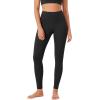 imageODODOS ODLEX High Waist 78 Length Workout Leggings for Women 25quot28quot Tummy Control Athletic Running LeggingsOnyx Black Grey