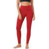 imageODODOS ODLEX High Waist 78 Length Workout Leggings for Women 25quot28quot Tummy Control Athletic Running LeggingsRed