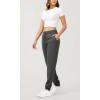 imageODODOS Womens Jogger Sweatpants Cotton French Terry High Waist Casual Lounge Pants with PocketsCharcoal