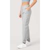 imageODODOS Womens Jogger Sweatpants Cotton French Terry High Waist Casual Lounge Pants with PocketsHeather Grey